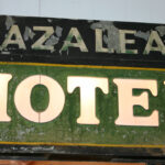 An original (and still lights up!) Azalea Hotel sign! An original (and still lights up!) Azalea Hotel sign!